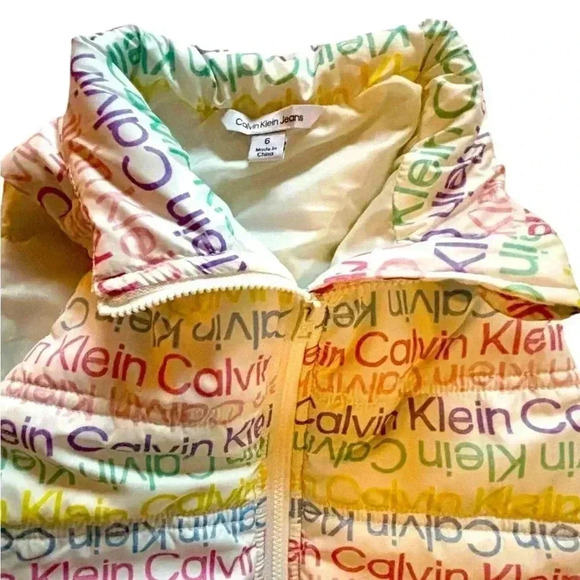 Calvin Klein Vest Size 6T Girls Puffy Puffer Vest. 15% dsct w 2+ bndle - Picture 4 of 7